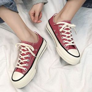 3컬러 여성 스니커즈 캔버스 운동화 여행 코디 슈즈