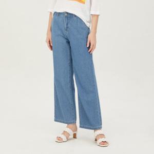 [베네통]원턱 롱 해지 데님팬츠_BADP55431