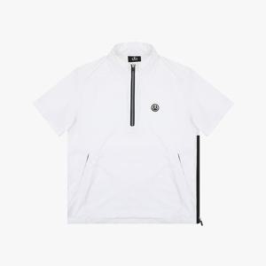 드루 골프 남성 반집업 아노락 반팔 DM52JP31_WT