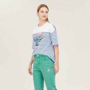 [베네통]젤라또 스트라이프 티셔츠_BATS13411