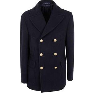 탈리아토레 더블 브레스티드 링 코트 SAILINGF770116 B3429BLUE TP940857354