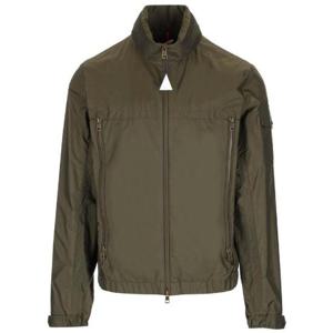 Moncler Gennai 로고 프린트 지퍼 레인코트 1A0009768352 833 TP936290330