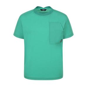 [팬텀]여성포켓포인트우븐펀칭배색반팔티셔츠   221E2TR255 GN_G