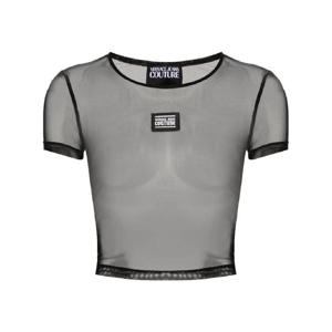 25 FW 베르사체진스꾸뛰르 피스 넘버 로고 메시 티셔츠 77HAH6A2J0035 TP432383418