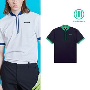 레인메이커 남성 반집업 스타디움 크롭 반팔 티셔츠 R32MCT07