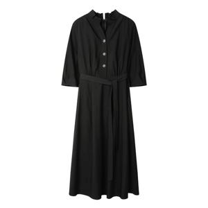 [요하넥스]밴드카라 플리츠 원피스 Z5B5D101