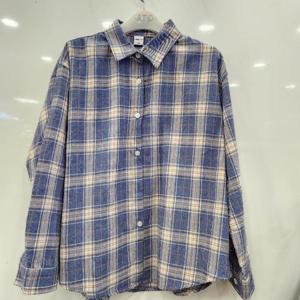 애플핑크 HC07 루즈핏 체크  셔츠 APF0U105GSL