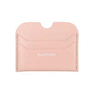아크네스튜디오 CG0274 POWDER PINK 로고 카드지갑