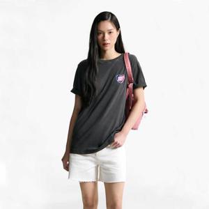 타미진 여성 네온 프린트 티셔츠 T32F6TTO12TWT1