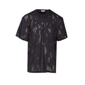 알렉산더 맥퀸 로고 데보레 티셔츠 828419QTADT 0571 TP937009773