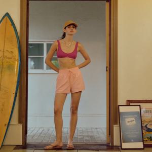 [퀵실버] 빌라봉 우븐 하이웨스트 보드숏 WF11BS098_MFQ