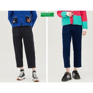 베네통(BADP91511) UCB 빅포켓 배기 코듀로이 팬츠