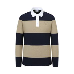 캘러웨이골프반팔티 PQC CMTY23S305_BE 남성 봄 스트라이프 티셔츠