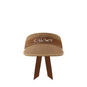 캘러웨이골프썬캡 PQC CWAC24M405_BW 여성 여름 니트 썬캡