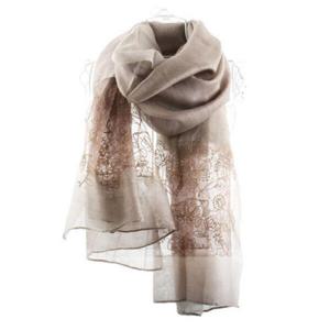 아트박스/더로라 울실크스카프 - 울실크 자수모나코 S5147