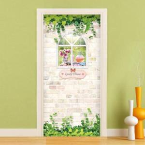 아트박스/제제데코 현관문시트지 엠보에어프리 아침햇살담쟁이