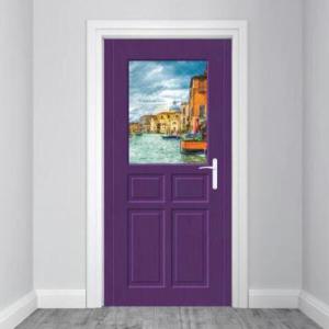 아트박스/제제데코 현관문시트지 엠보에어프리 베니스의아침