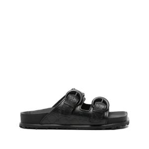 25 FW 마린세르 모노그램 엠보스드 가죽 슬라이더 샌들 MFW017RLEA0010BK99 TP438980719