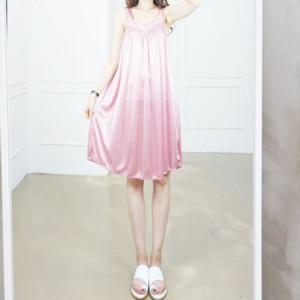 슬립 웨어 원피스 잠옷 이너 파자마 여성