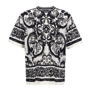 돌체앤가바나 마이올리카 프린트 티셔츠 G8PN9TII7HM HX5DQ