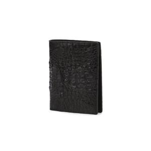 [닥스ACC][선물포장/쇼핑백동봉] 리얼 악어가죽 블랙 중지갑 DBWA5F712
