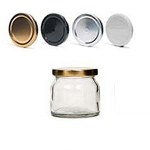 낮은병-이유식165(170ml)_(63mm 화이트뚜껑) 밀폐용기 유리병