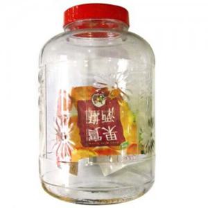 국화 유리병 25L 담금주 술통 술병 과일청 매실 담금주소주