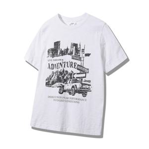 [지프]공용 루즈핏 어드벤처 스트릿 반팔 티셔츠 JQ3TSU258