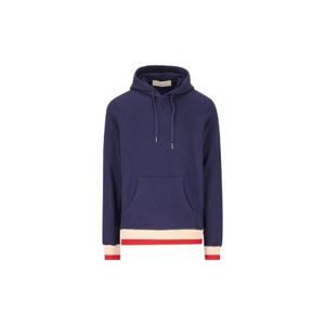 골든구스 디럭스 브랜드 로고 디테일 드로스트링 후드 티셔츠 GMP01224P001636 50878 TP935028968