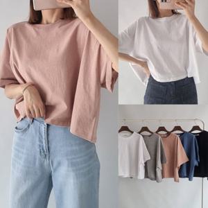 나야홍 / 위쉬몰 NS 통이넓은무지크롭티셔츠(U547H506) 빅사이