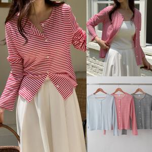 나야홍 / 위쉬몰 RD 버닝스트라이프가디건(U666H506) 빅사이즈