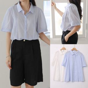 나야홍 / 위쉬몰 WB 솜도트주름퍼프블라우스(U703H506) 빅사이