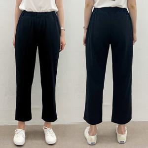 나야홍 / 빅사이즈밴딩바지 P236L506 미미스판밴드일자슬렉스 L