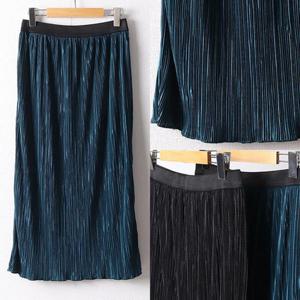 나야홍 / 위쉬몰 MN 잔주름스판롱스커트(D775H506) 빅사이즈