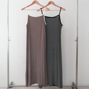 나야홍 / 빅사이즈나시원피스 U675L506 비키단가라맥시원피스 G