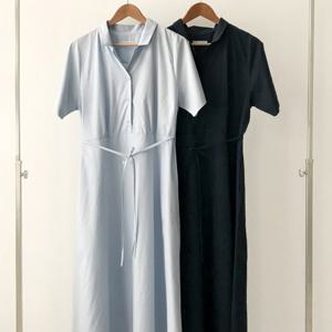 나야홍 / 빅사이즈반팔원피스 U668L506 에리얼브이카라롱원피스