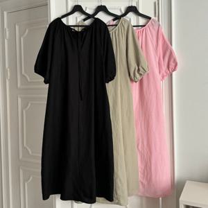 나야홍 / 빅사이즈반팔원피스 U701L506 프린세스리본넥롱원피스