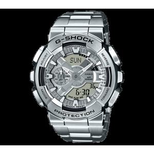 [지샥]실버 풀메탈 GM-110D-8ADR 빅페이스 아날로그 전자 방수시계