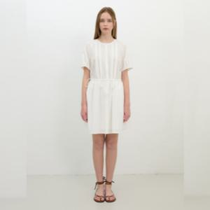 [올리브데올리브]코튼 미니 플레어 핀턱 원피스(OW5MO550)