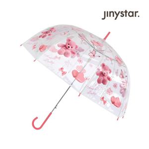 지니스타 POE 65 돔형 핑크베어 장우산 OUJSU80010