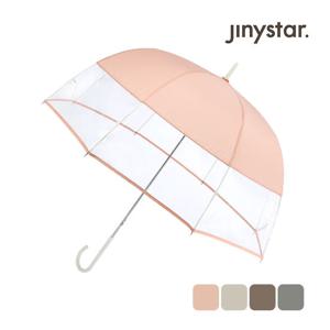 지니스타 65 돔형 투명보더 장우산 OUJSU80005