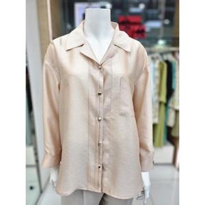 더아이잗 세이브존04 오간자 자수 포켓 블라우스 IR4A0BL041