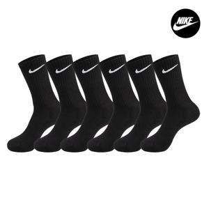 [나이키]에브리데이 크루 장목 긴 양말 6팩 세트 (SX7666-010)