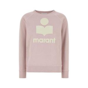 이자벨마랑 에뚜왈 여성 연핑크 면 스웨트셔츠 SW0160FAC3M07E LKEC