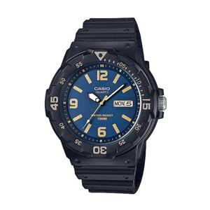 카시오 MRW-200H-2B3 남성 스포츠 라운드 아날로그 손목 시계