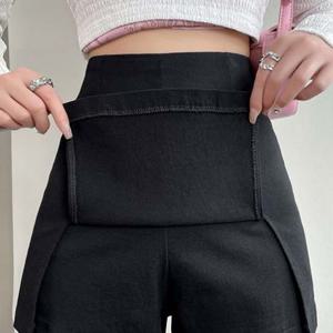 여성바지 F006212_(골프) 스판 페이크 미니스커트 치마반바지