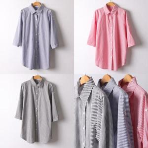 나야홍 / 위쉬몰 IR 스트라이프롤업남방(I775H506) 빅사이즈