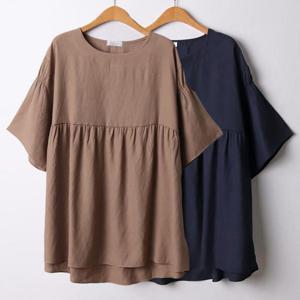 나야홍 / 위쉬몰 OL 린넨하니셔링블라우스(I883H506) 빅사이즈