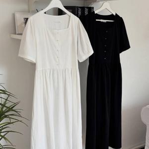 나야홍 / 빅사이즈반팔원피스 U734L506 블레스무지포켓원피스 Y