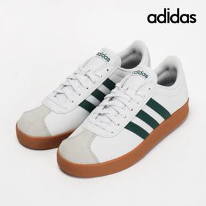 아디다스 운동화 VL 코트 베이스 스니커즈 화이트 그린 ID3710